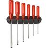 screwdriver set 6-pc slot in wall holder Classic